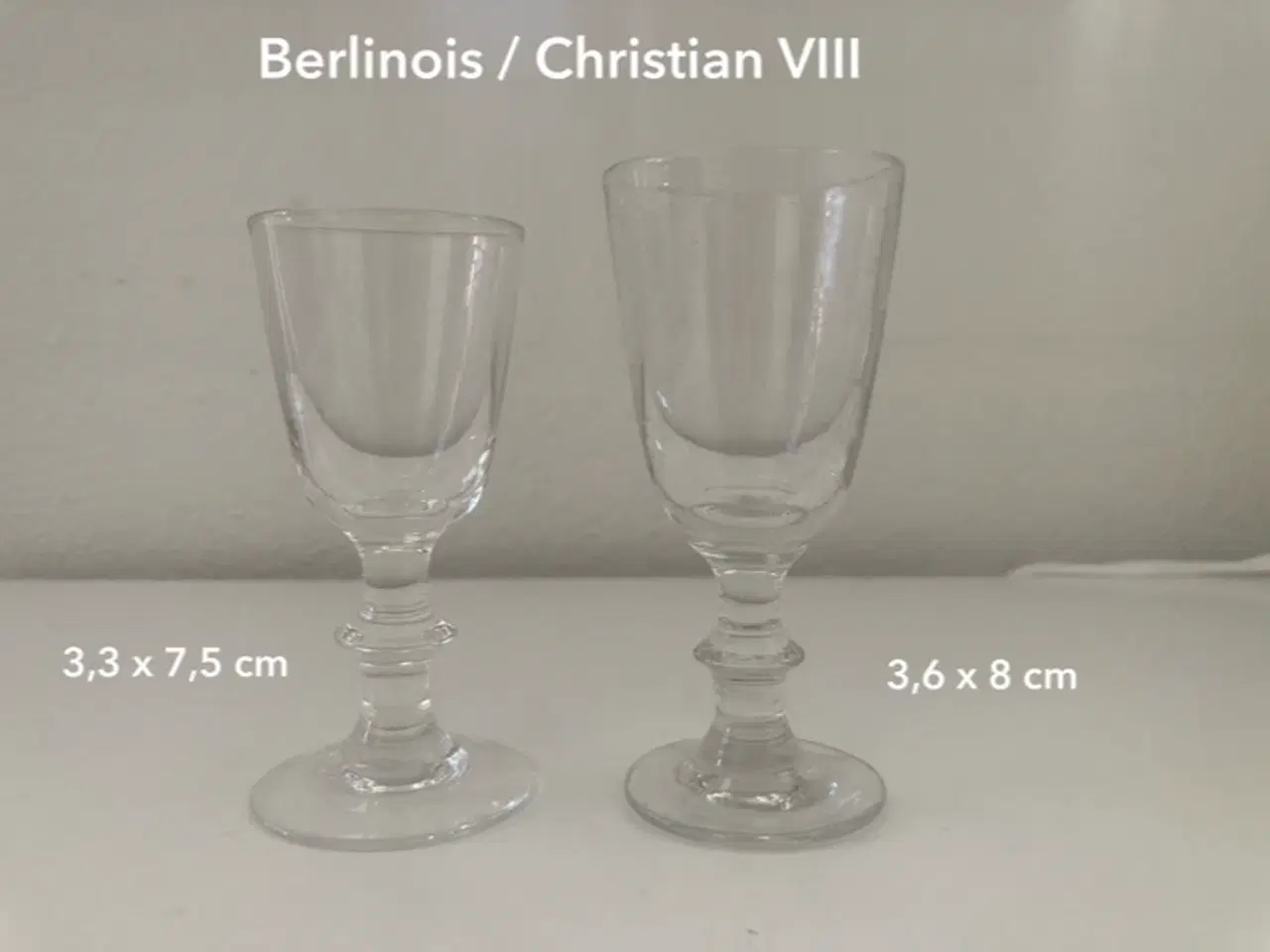 Billede 1 - Berlinois / Chr VIII dramglas
