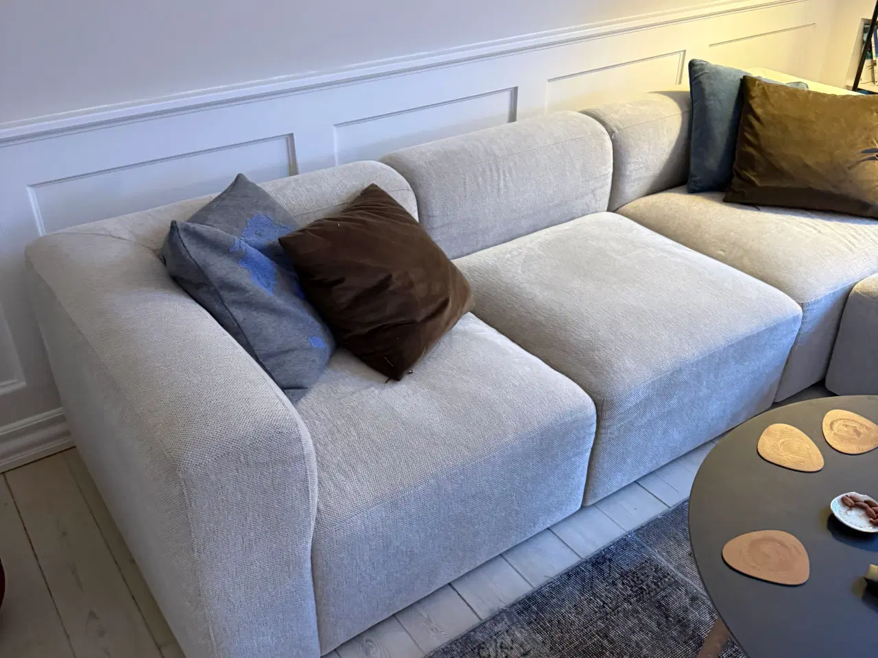 Billede 1 - 3 Pers sofa med. Puf 