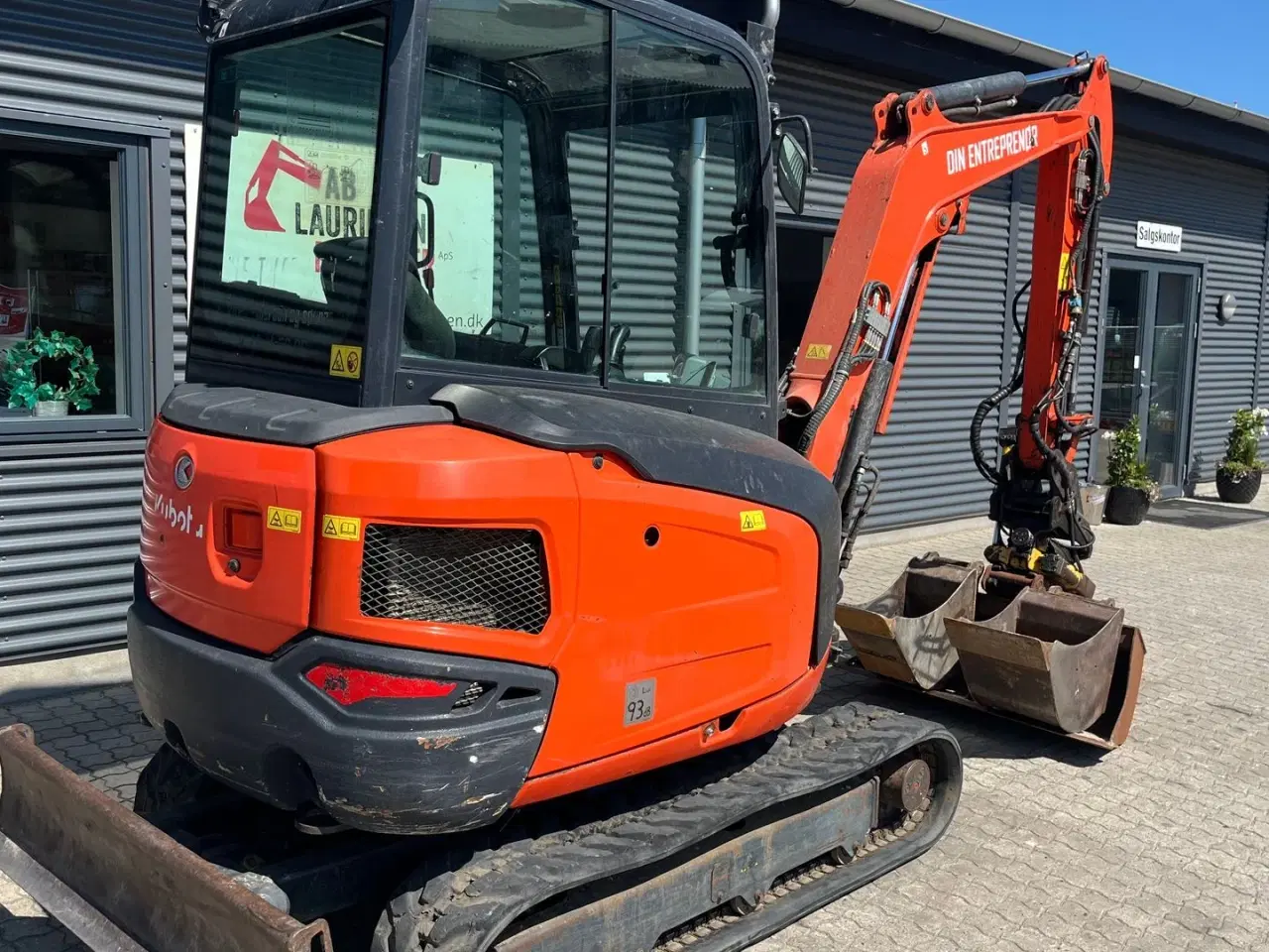 Billede 14 - Kubota kx027-4 Med Aftageligt Engcon rotortilt og centralsmørring.