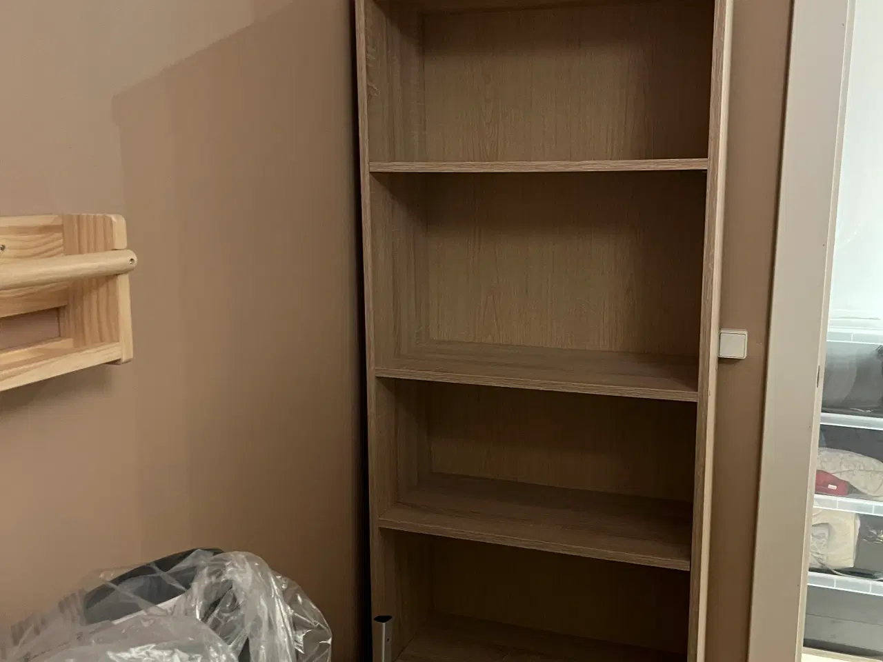 Billede 1 - Reol egetræ finer