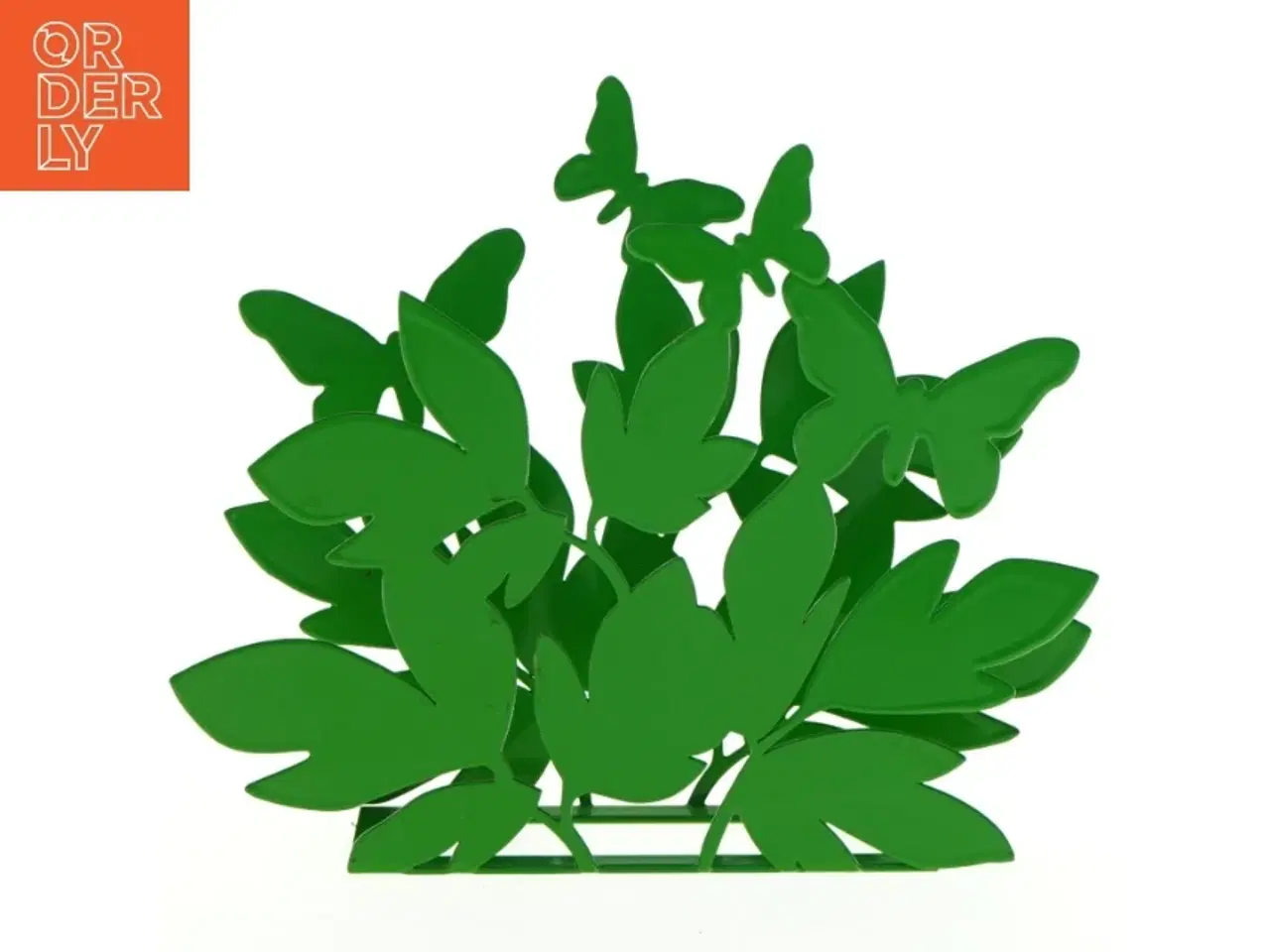 Billede 5 - Servietholder i grøn metal (str. 19 x 16 cm)