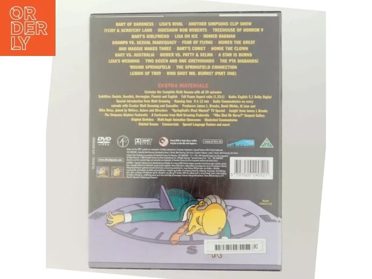 Billede 3 - The Simpsons - Sæson 6 med Dan Castellaneta (DVD)