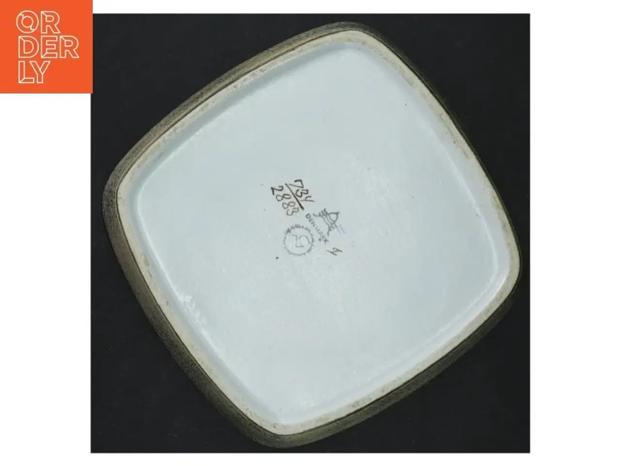 Billede 4 - Keramisk fad fra Aluminia (str. 15 x 15 cm)
