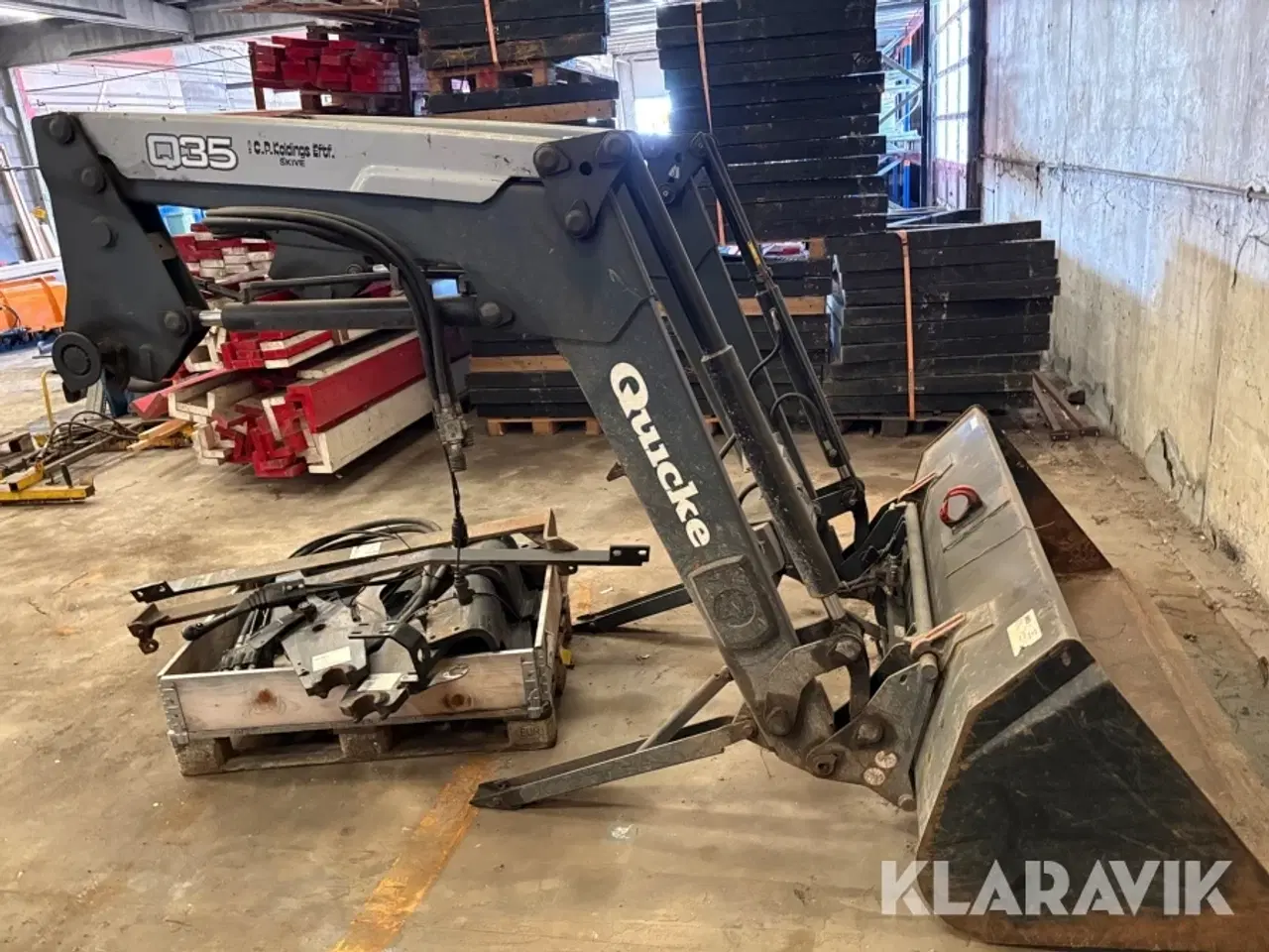 Billede 7 - Frontlæsser Quicke Q35 komplet med beslag