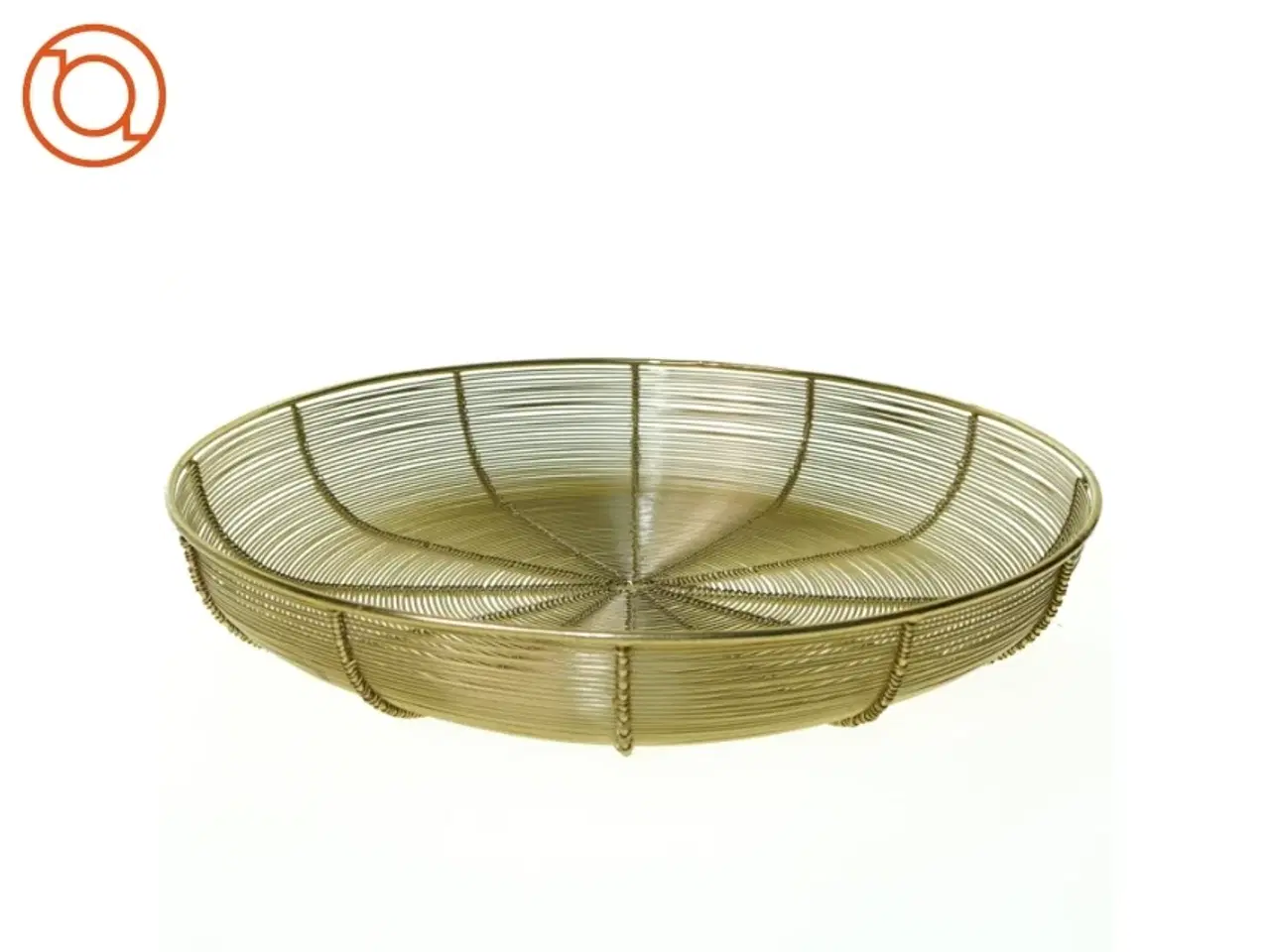 Billede 1 - Metalkurv (str. 36 x 6 cm)
