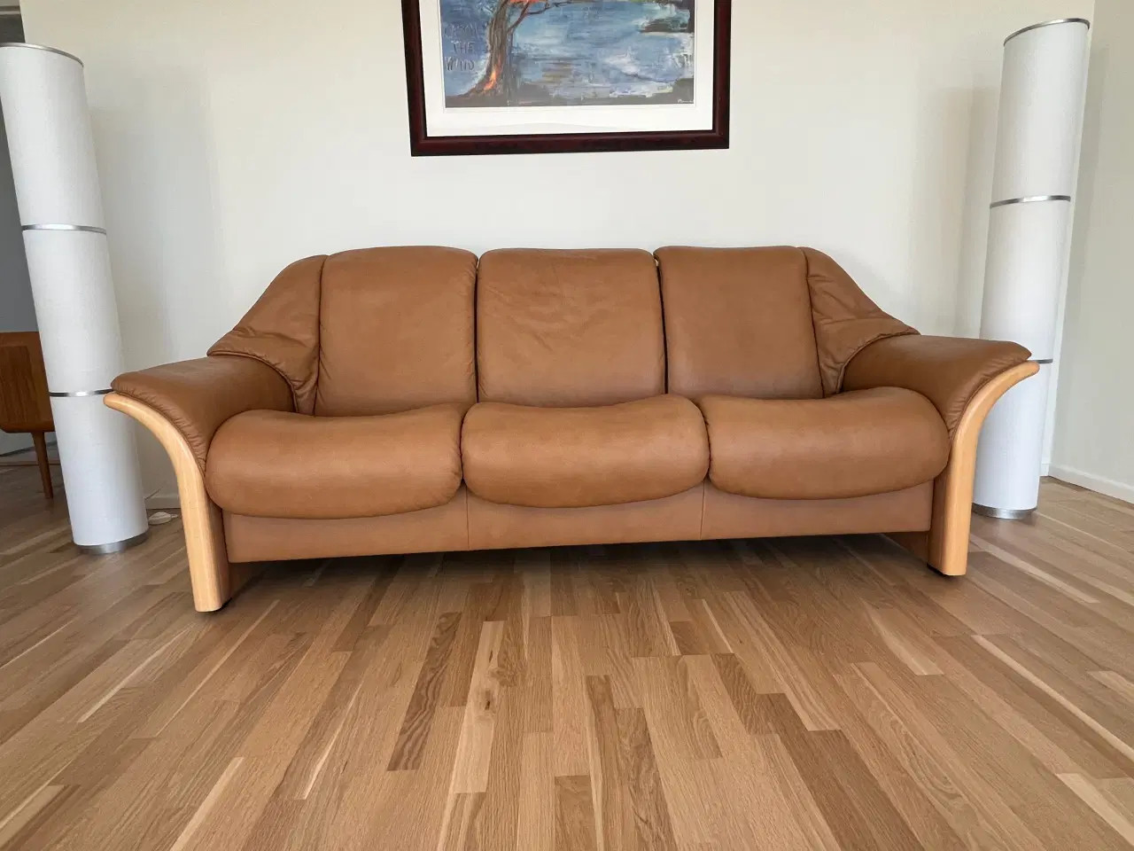 Billede 2 - Stressless Eldorado, Lædersofa med vippefunktion.