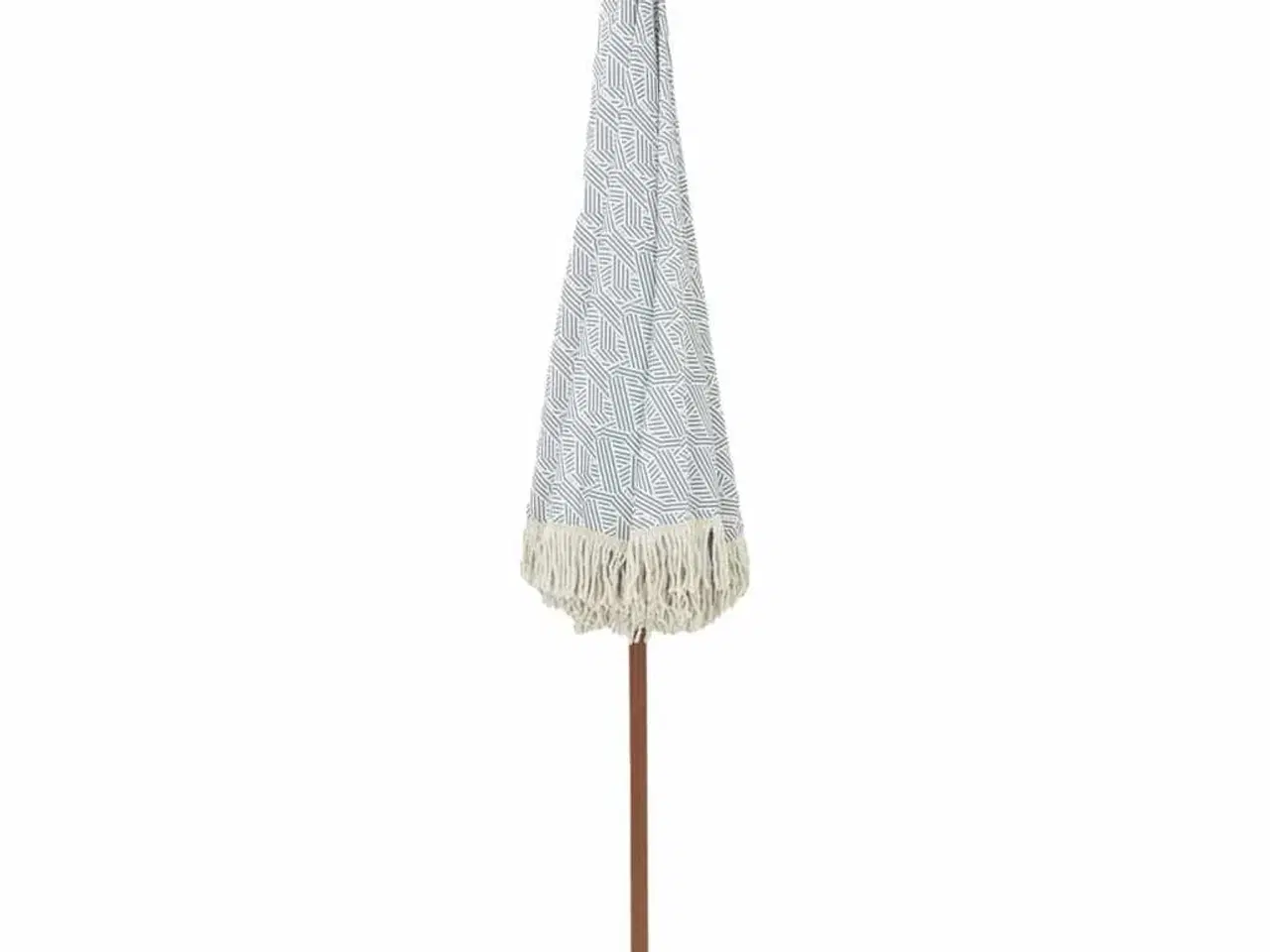 Billede 4 - Parasol Grå og Hvid Ø 205 x 209 cm Stål