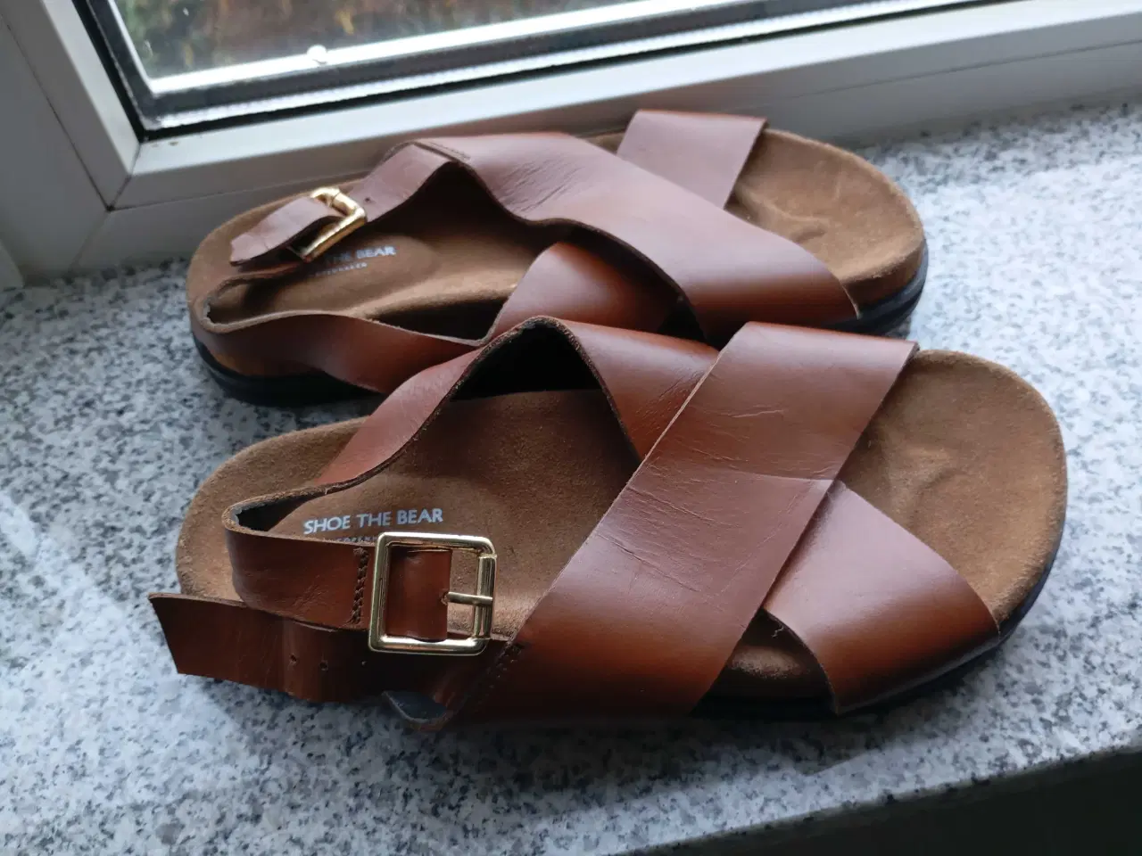 Billede 2 - Sandaler med blød indersål. Str. 38/39