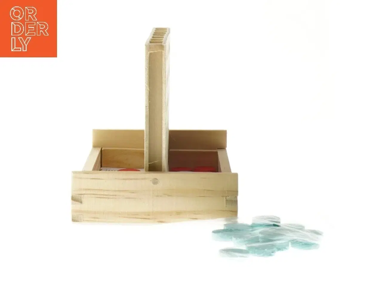 Billede 4 - Træspil - fire på stribe (str. 18,5x10 cm)