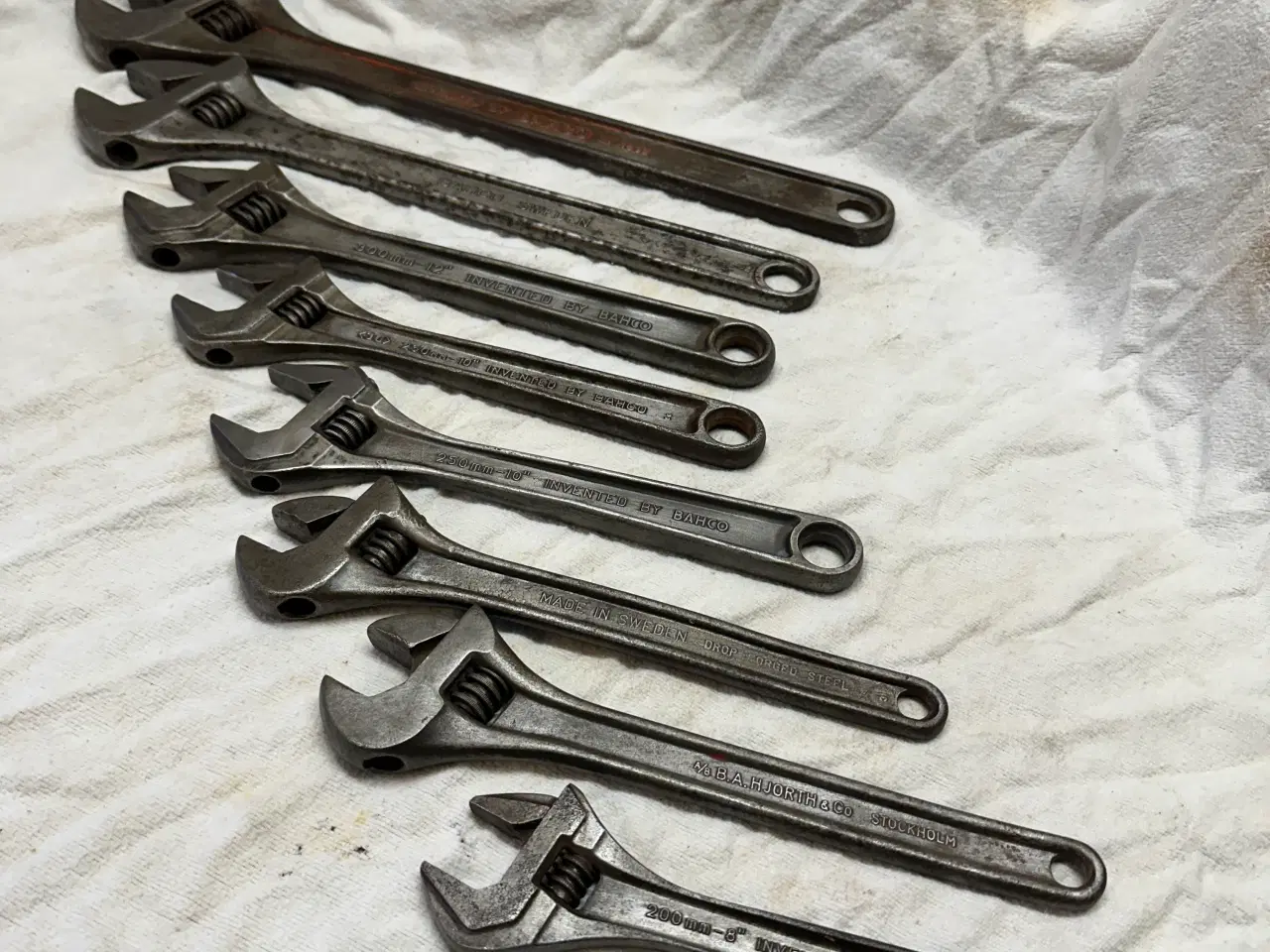 Billede 4 - 8 stk. Bahco svensknøgler / skiftenøgler