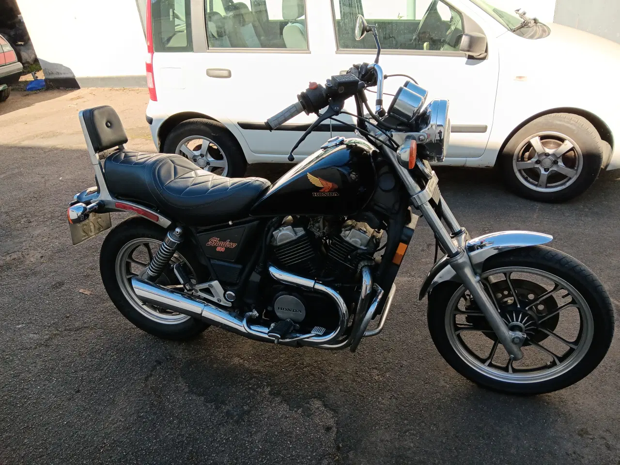 Billede 2 - Honda vt 500 nysynet med plader 