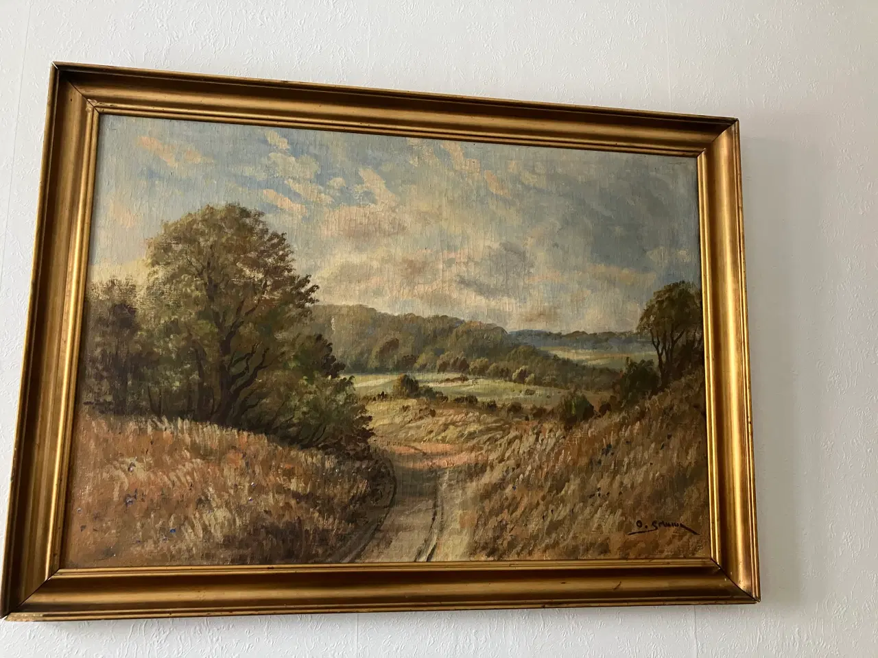 Billede 1 - Oliemaleri: O. Schoumal