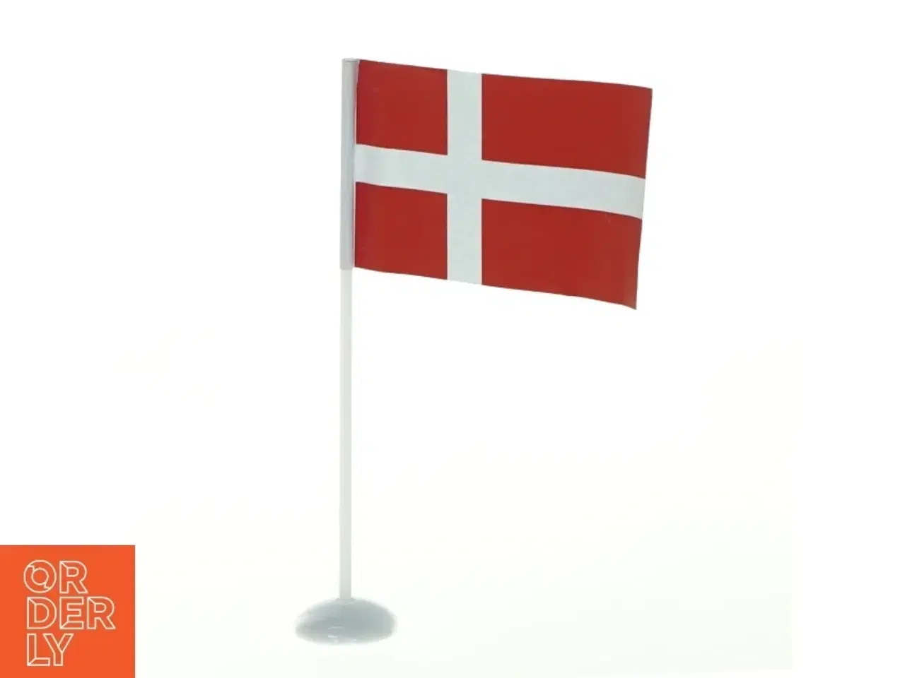 Billede 2 - Dansk bordflag (str. 15,5 cm)