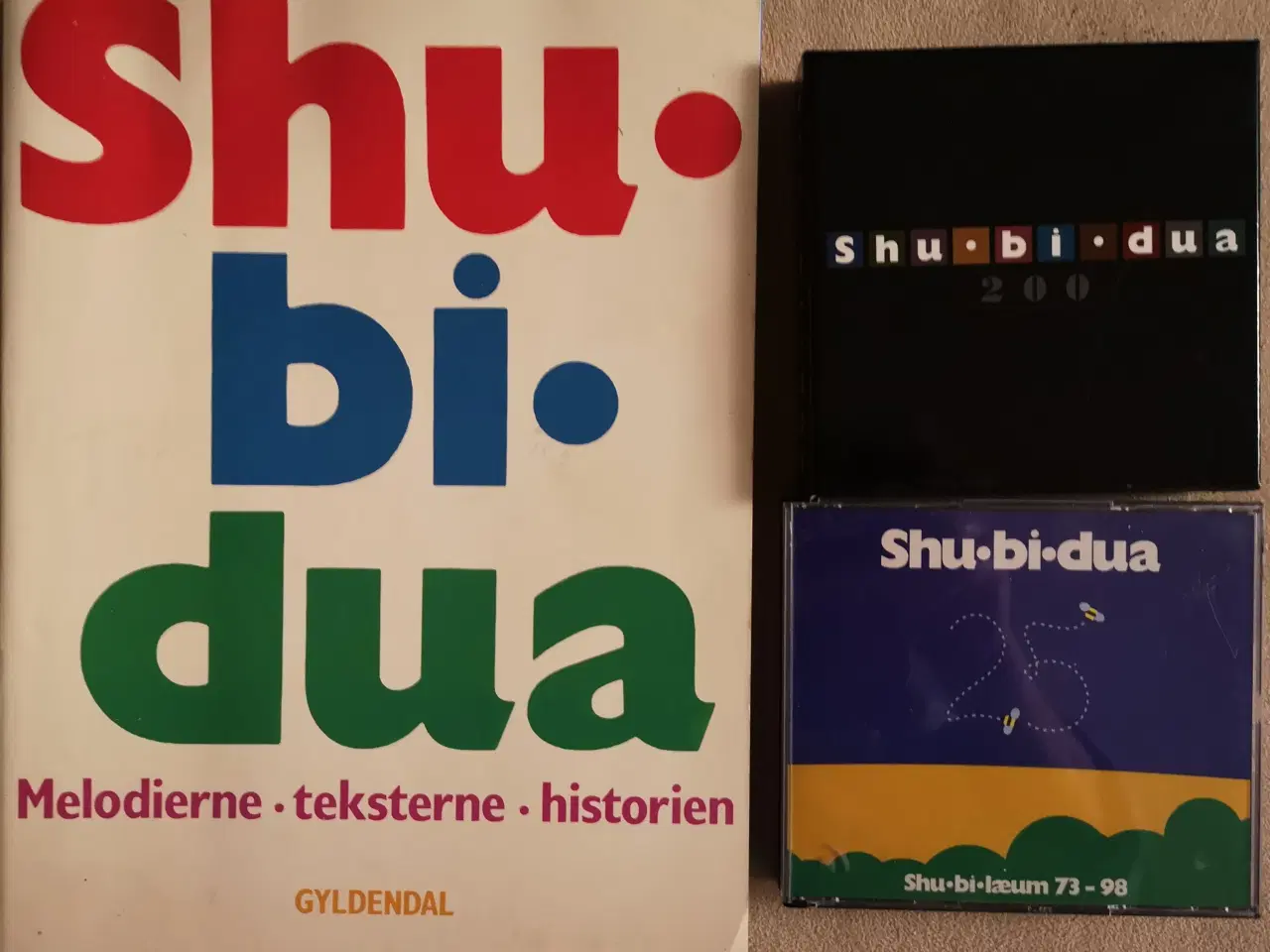 Billede 1 -  Shubidua - Melodierne, tekst, historie + cd boxe