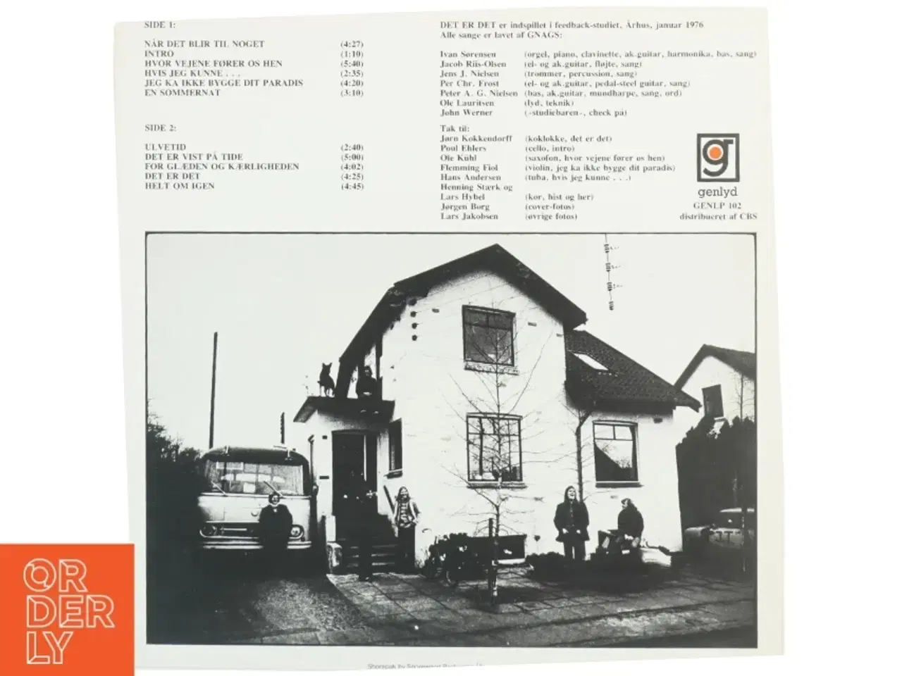 Billede 4 - GNAGS - Det Er Det LP fra GNAGS (str. 31 x 31 cm)