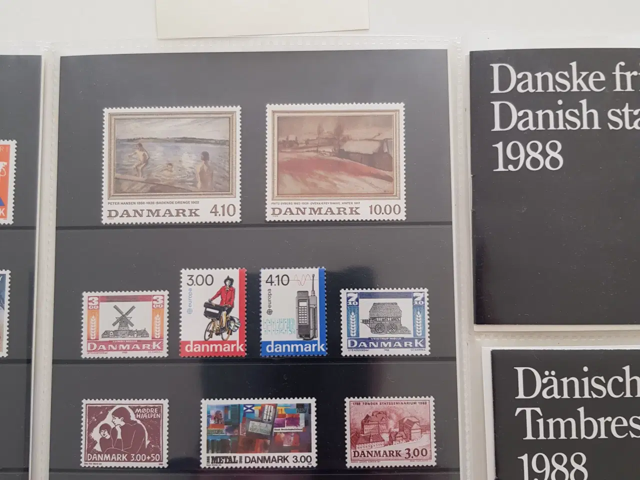 Billede 4 - Årsmapper Danmark 1981, 1985, 1988