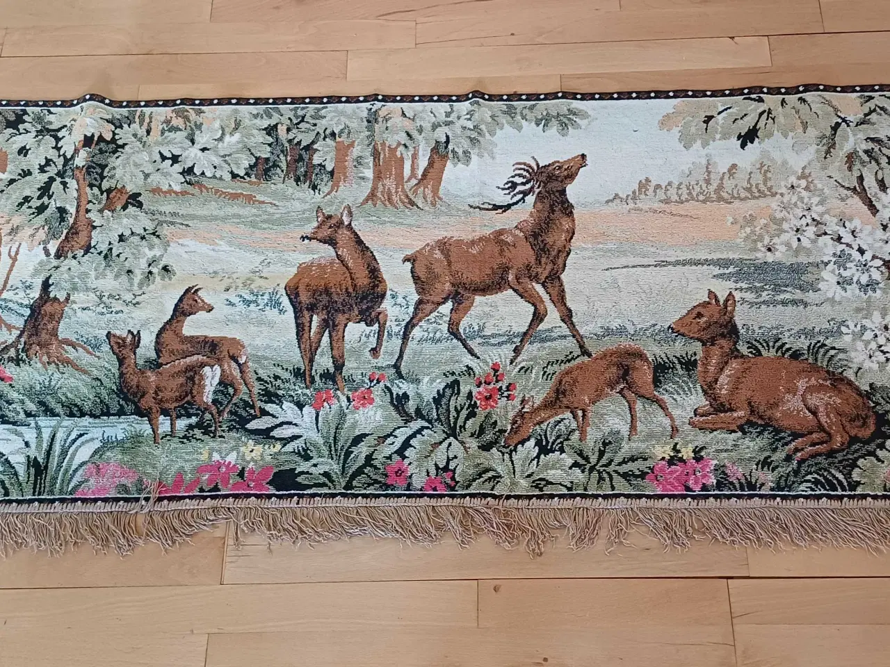 Billede 1 - Flot antik/vintage gobelin