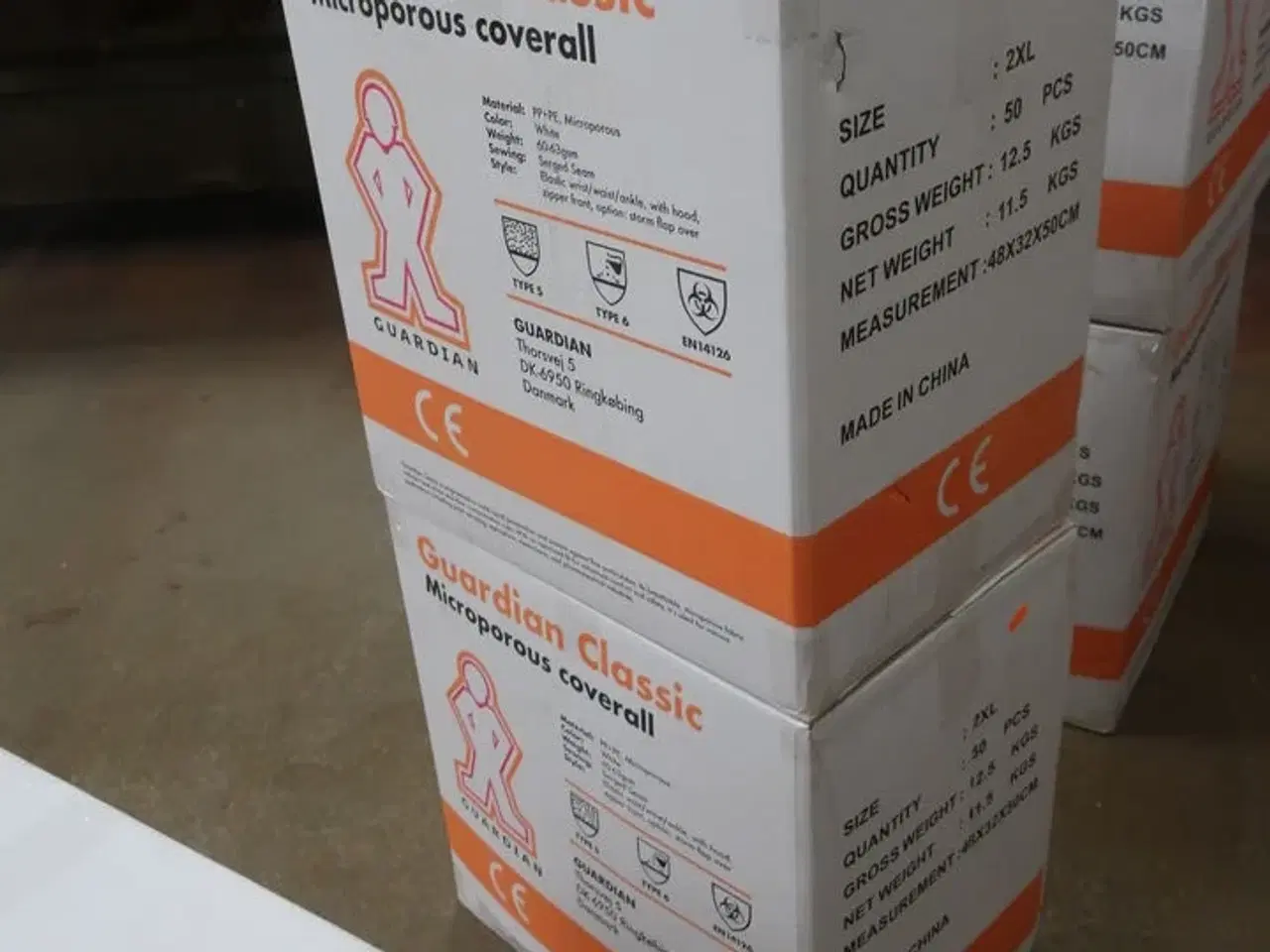 Billede 1 - Heldragt GUARDIAN CLASSIC type 5/6 2XL (100 stk.)