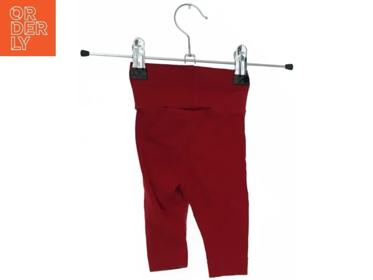 Billede 2 - Røde leggings med juletræer fra H&M (str. 50)