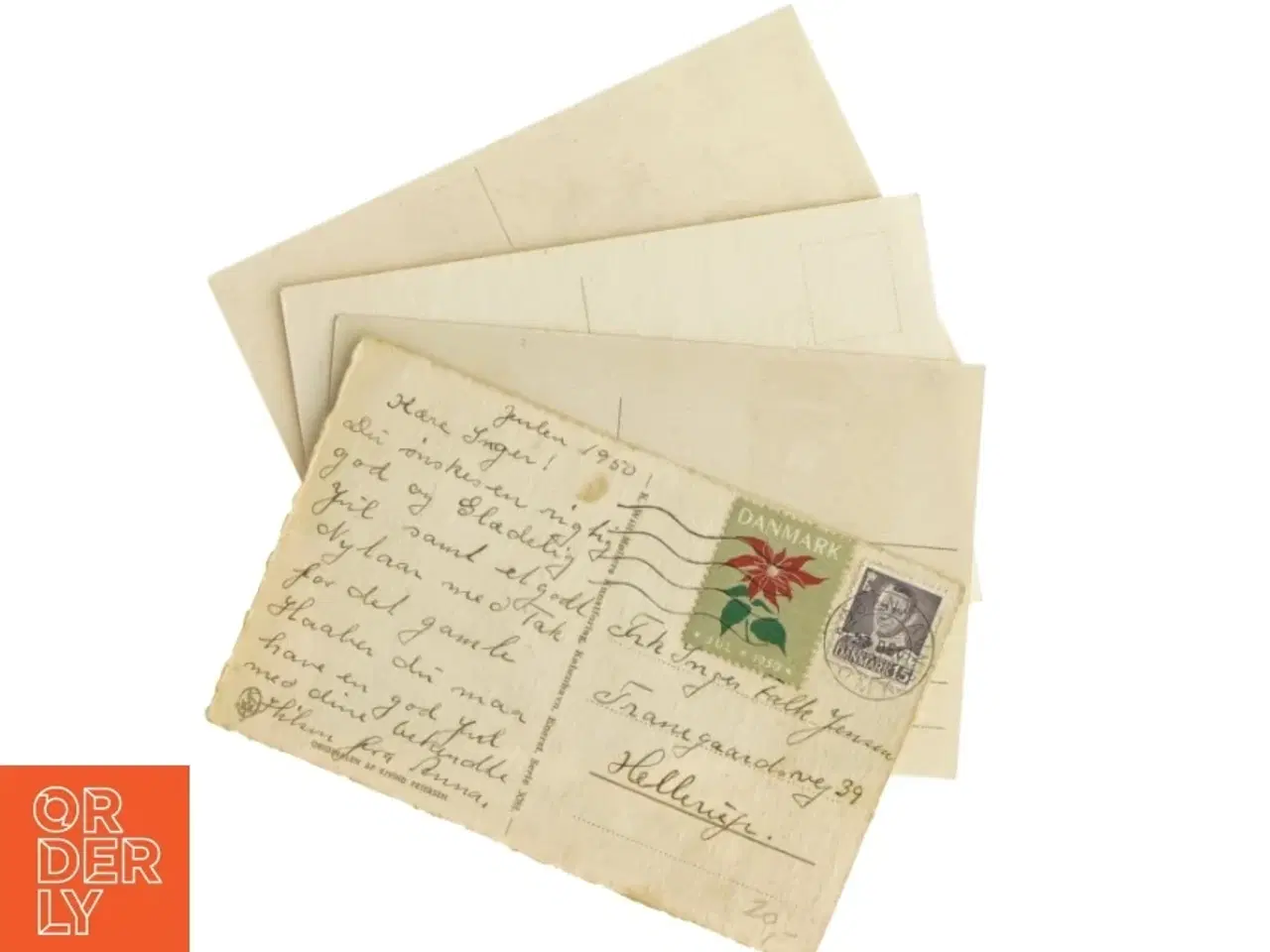 Billede 2 - Gamle postkort (4 stk) (str. 14 x 9 cm)