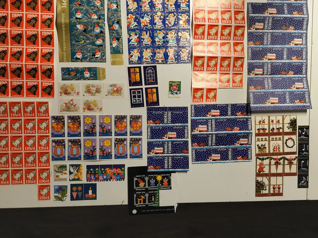 Billede 8 - julefrimærker 400 stk blandet