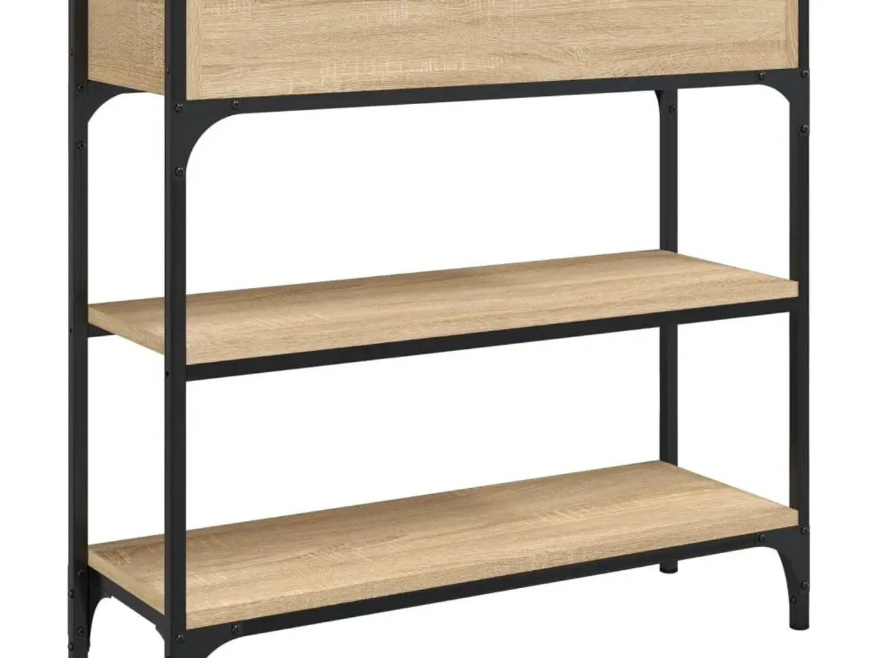 Billede 8 - Konsolbord 72,5x25x75 cm konstrueret træ sonoma-eg