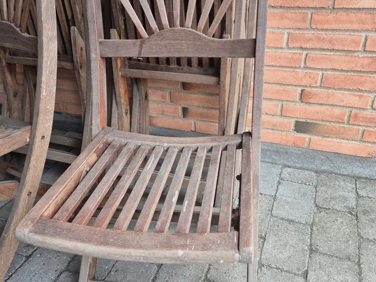 Billede 1 - Stole i teaktræ