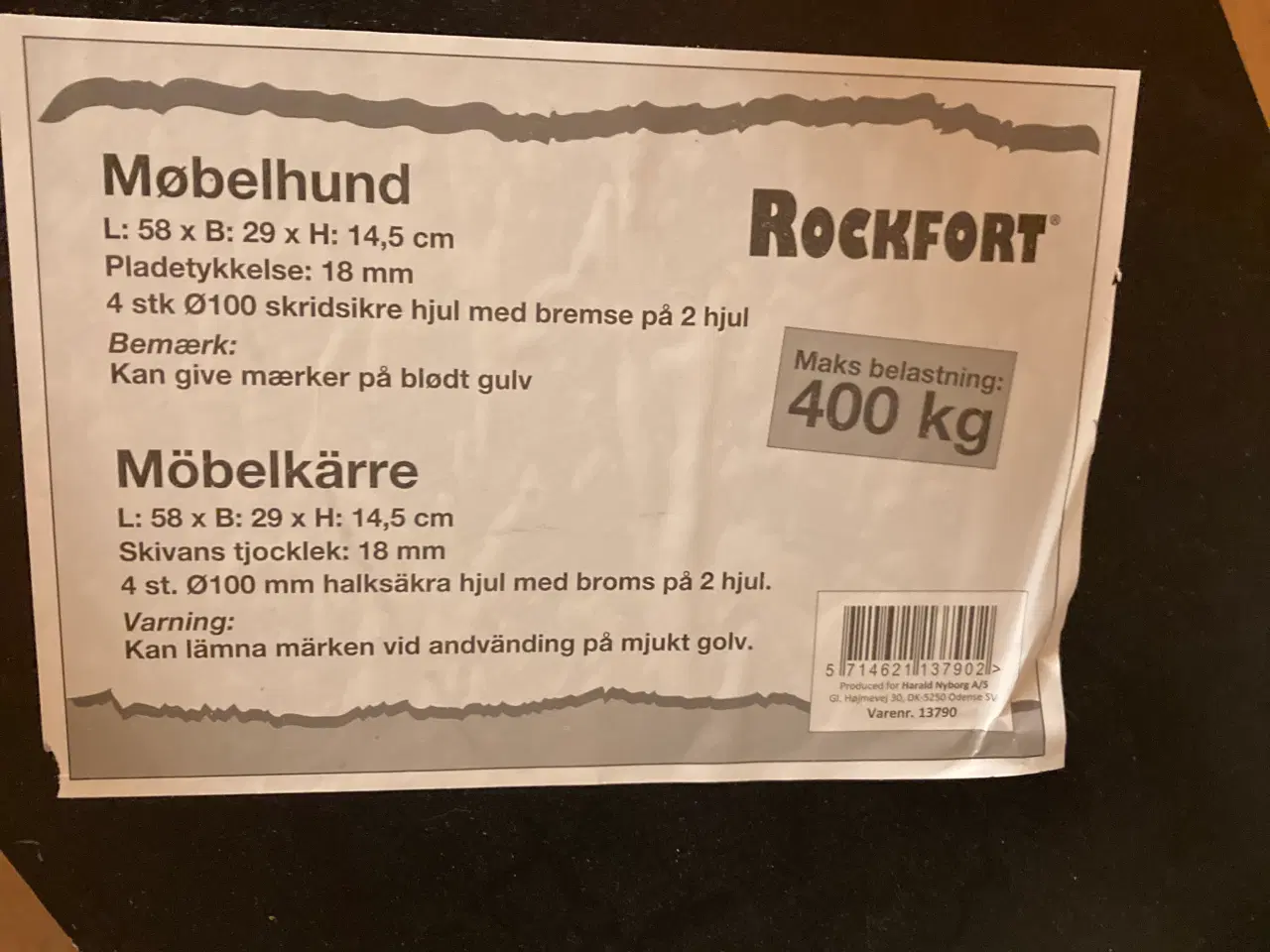 Billede 2 - Møbelhund 2 stk.