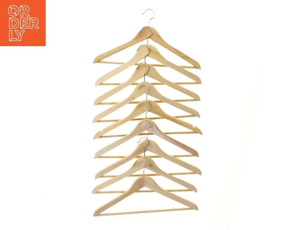 Billede 1 - Træbøjler 9 stk (str. 9 stk 44 cm)