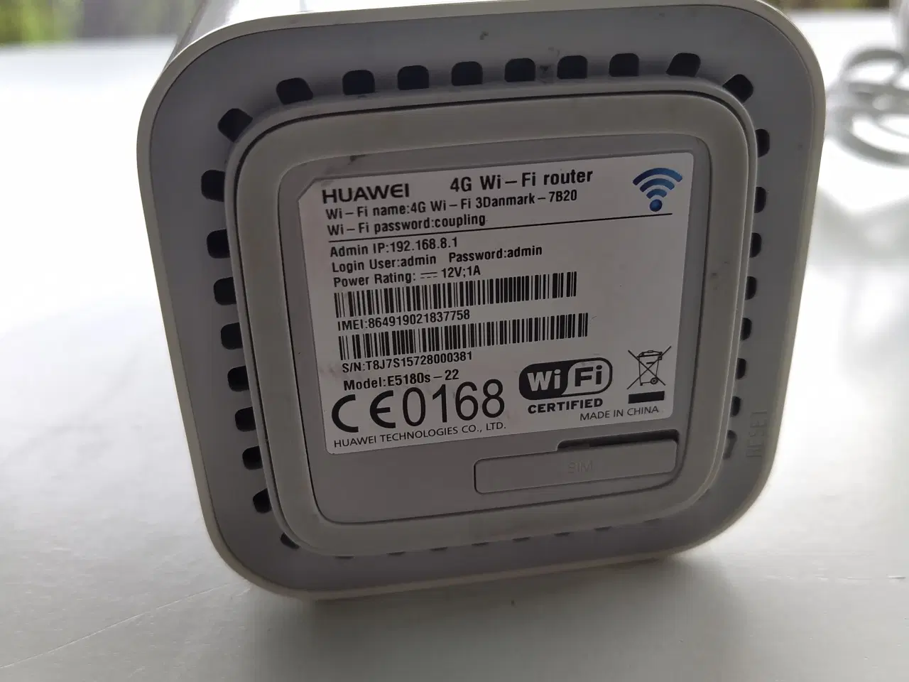 Billede 2 - Huawei 4G simkort router 