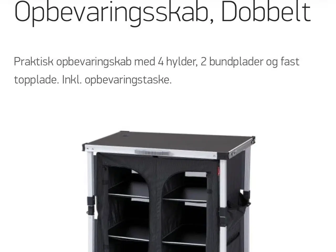 Billede 1 - Opbevaringsskab, Dobbelt. Fremtræder næsten som ny