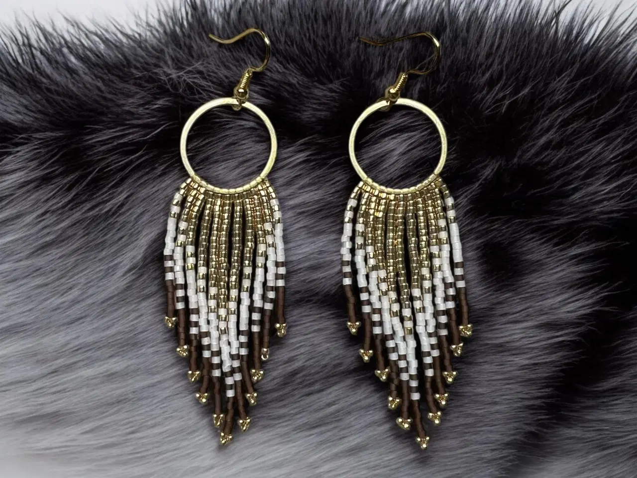 Billede 1 - Grønlandske øreringe håndlavede 