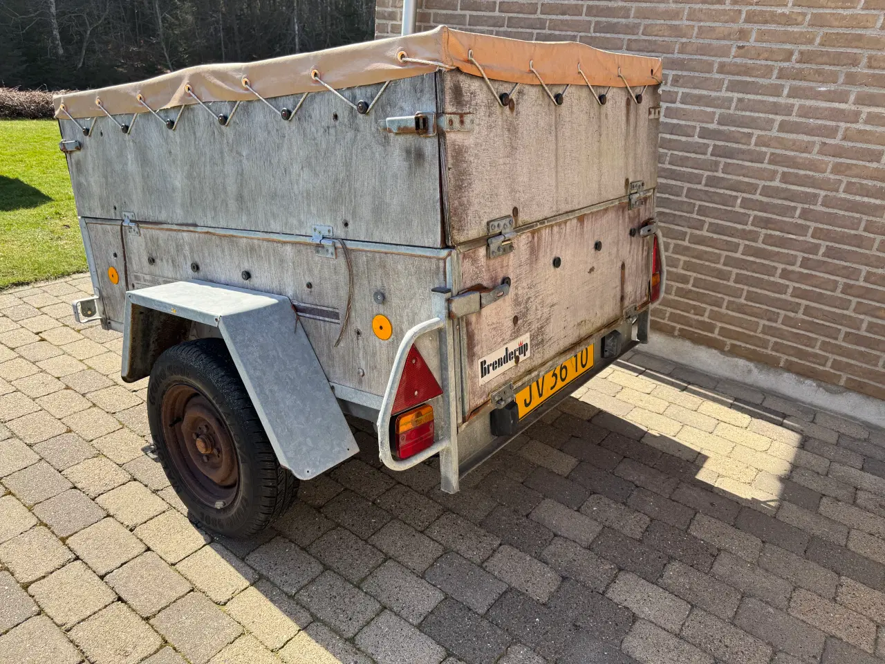 Billede 3 - Branderup trailer med høje sider