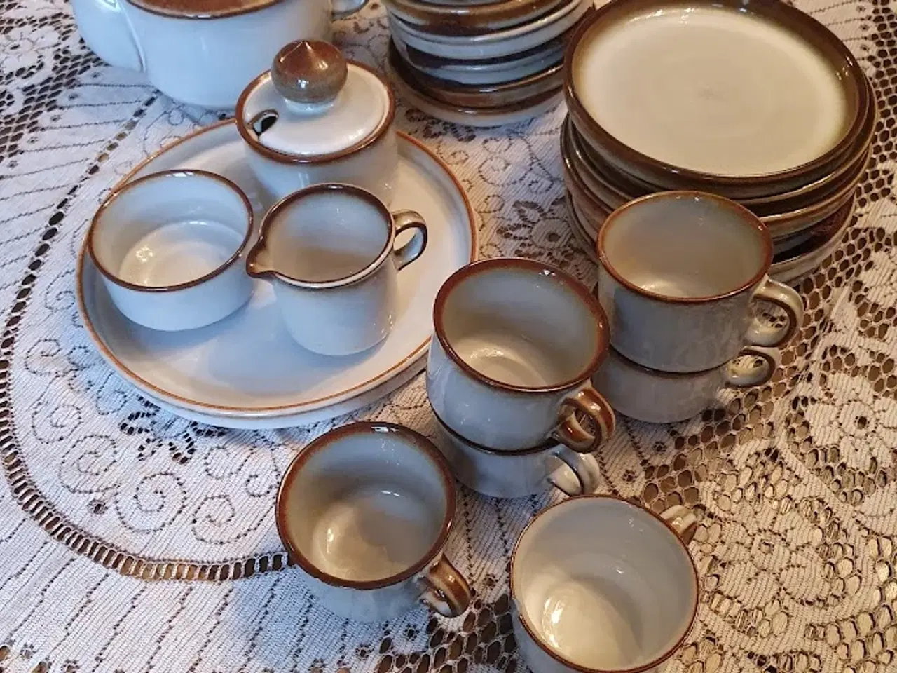 Billede 5 - Søholm Keramik kaffestel mrk. Sonja