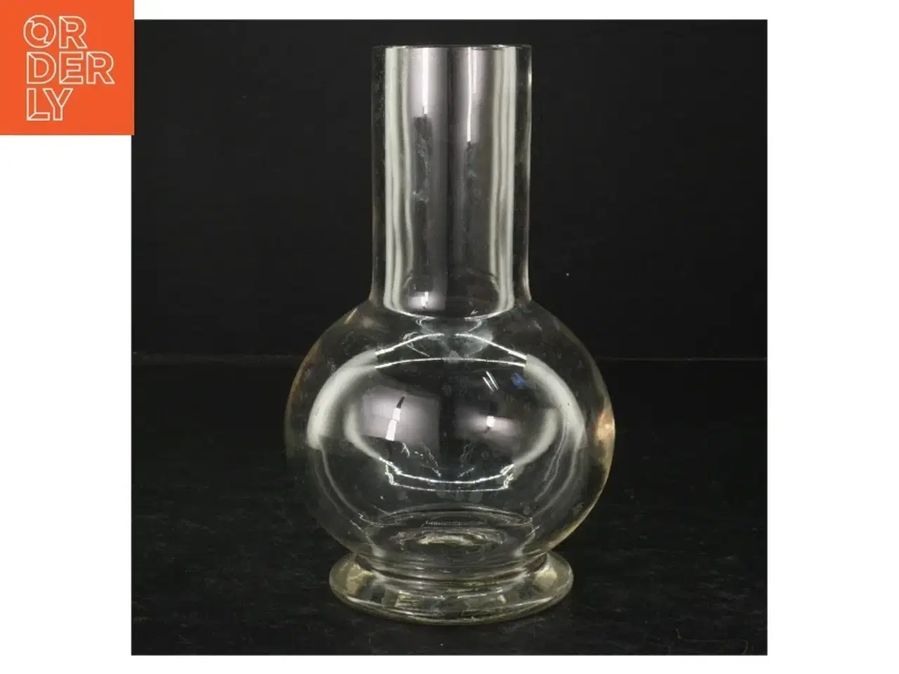 Billede 1 - Glasvase (str. H. 19,5 cm)