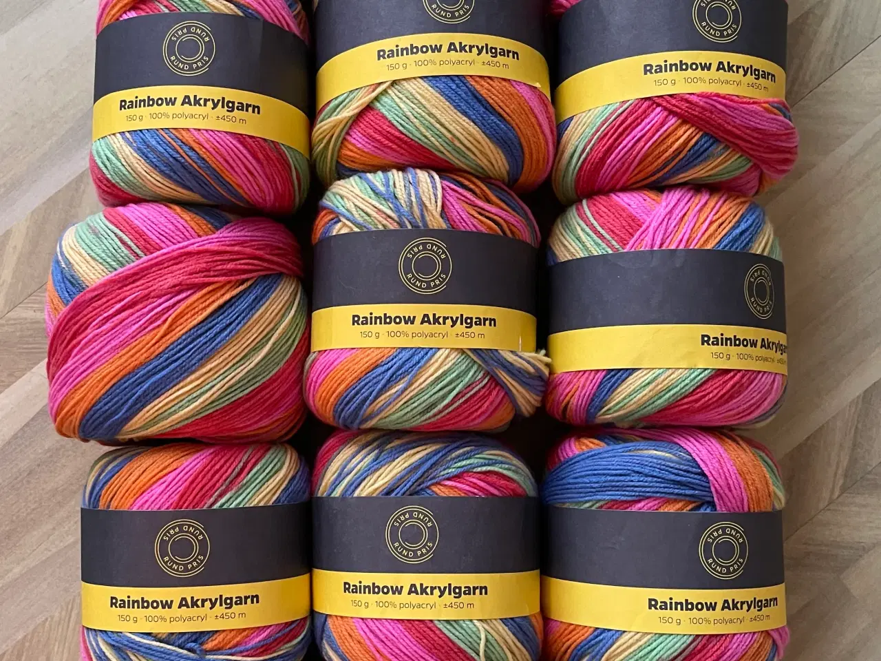 Billede 1 - Akrylgarn Rainbow