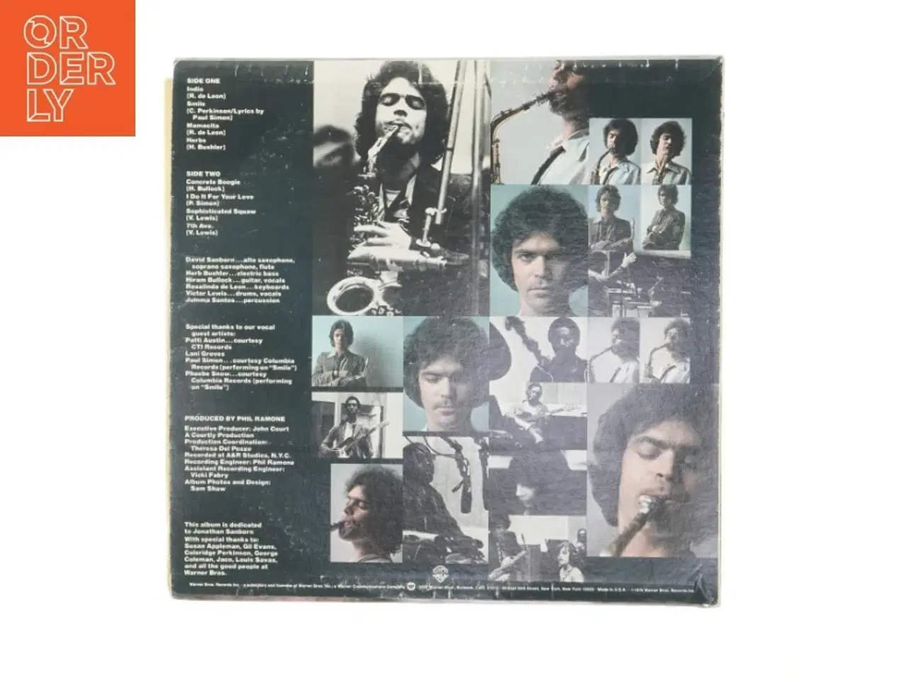 Billede 2 - David Sanborn album fra Warner Bros