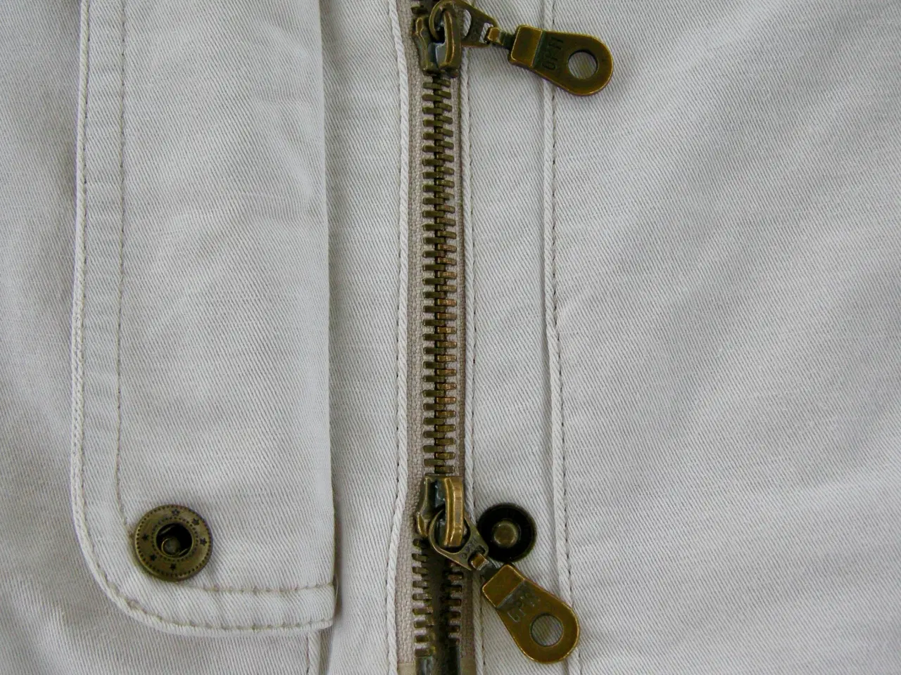 Billede 9 - Denimjakke fra Prèt i bomuld og hør, Str. 38, Sand