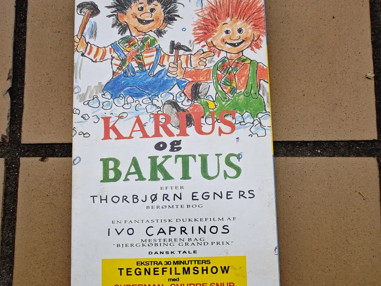 Billede 1 - Karius og Baktus VHS Retro Film