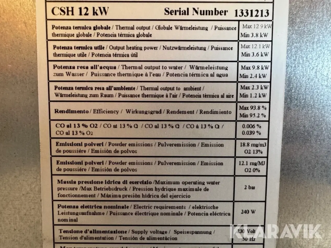 Billede 7 - Brændeovn Calux 15a B-VG 1 styks