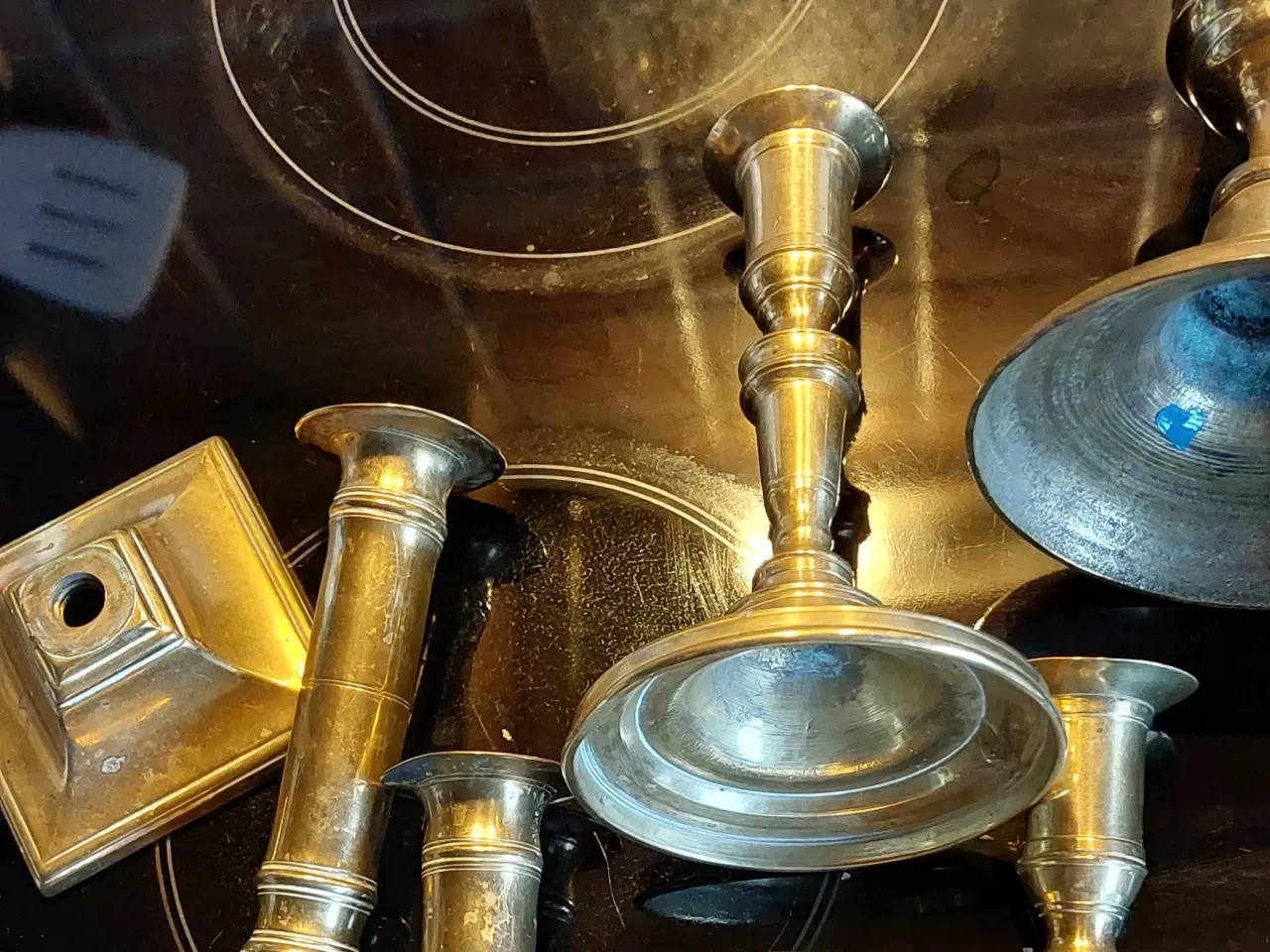 Billede 4 - ANTIKKE  17/1800 TAL LYSESTAGER - ( samlet pris )-