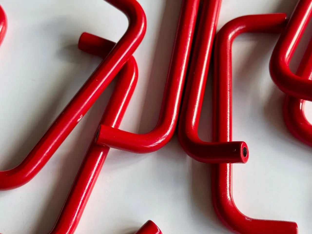 Billede 4 - Røde greb, 12 stk samlet