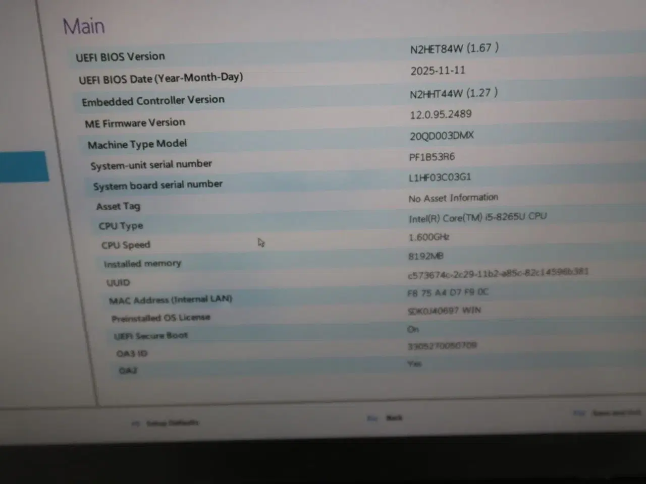 Billede 4 - Bærbar computer LENOVO X1 Carbon 7th gen.