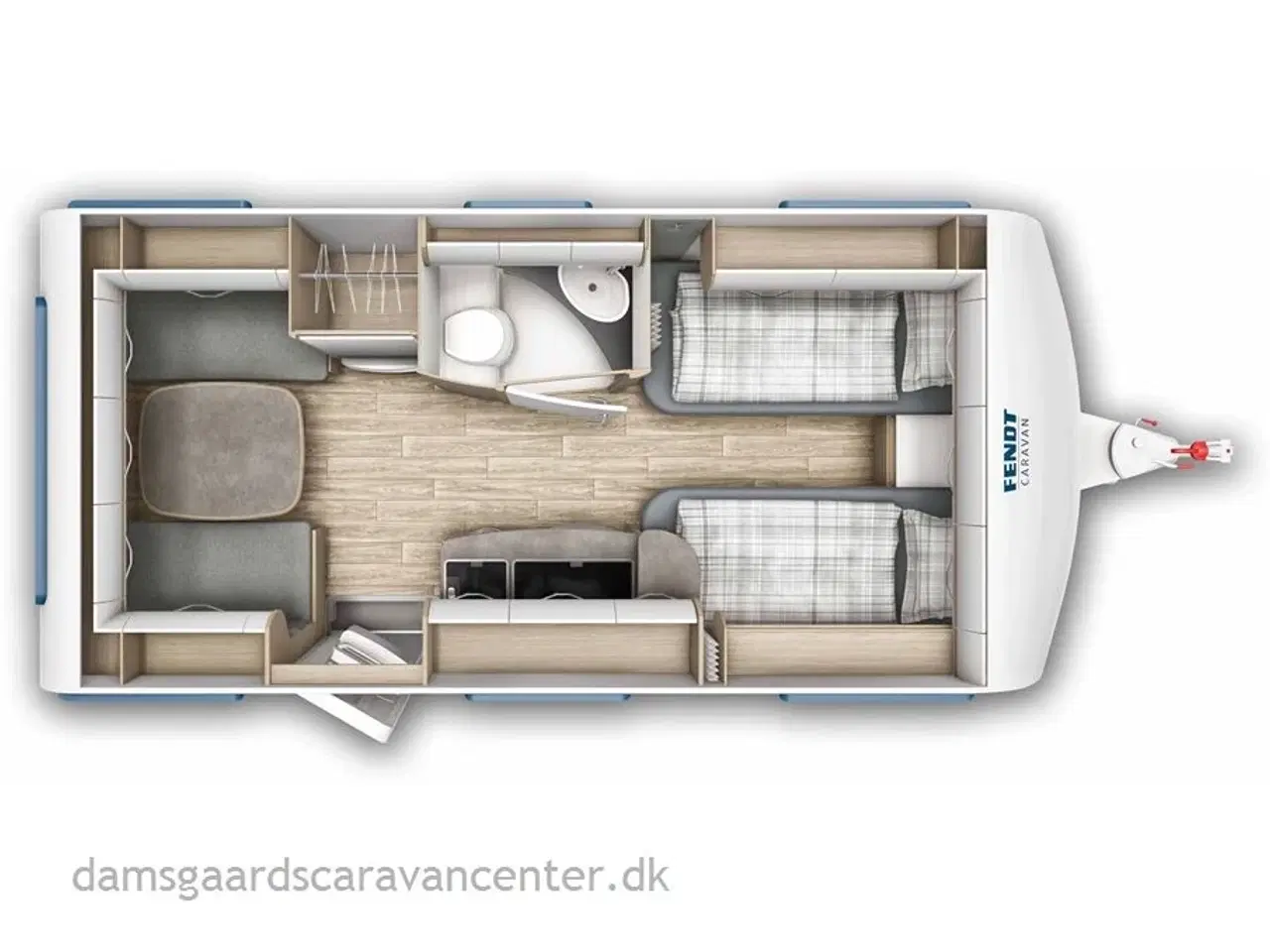 Billede 8 - 2025 - Fendt Bianco Selection 465 TG   Enkeltsenge-Lamel-Gulvtemp.-Truma Combi 4E