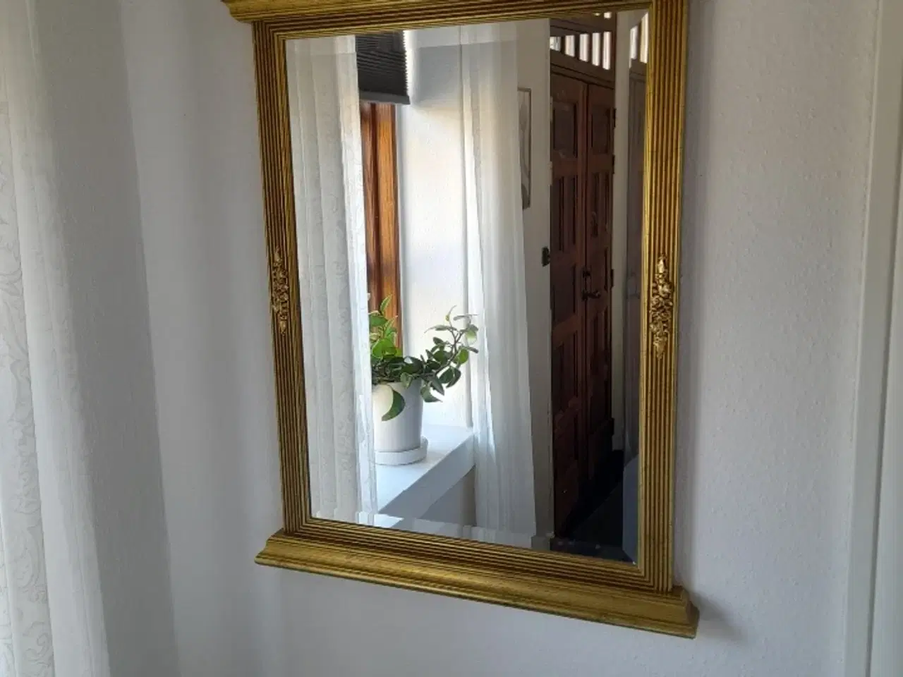 Billede 1 - Spejl i guldramme
