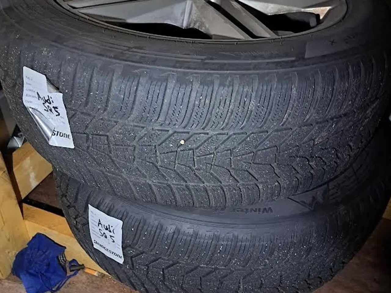 Billede 3 - 19 " Alufælge med vinterdæk til Audi SQ5