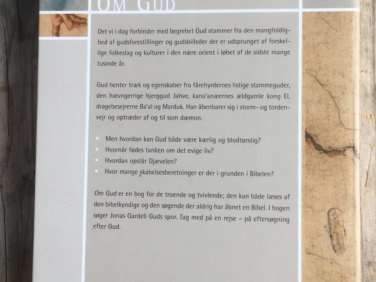 Billede 2 - Om Gud, Jonas Gardell, emne: religion