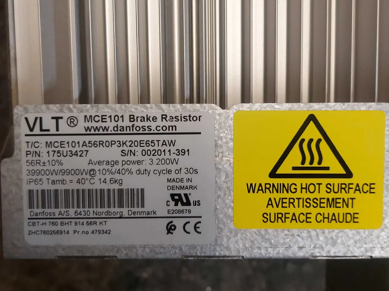 Billede 2 - Danfoss VLT, Motor bremsemodstand til plc anlæg