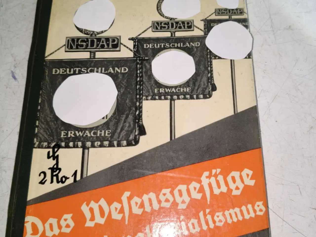 Billede 1 - gamle bog om program om det 3 rige er på tysk 