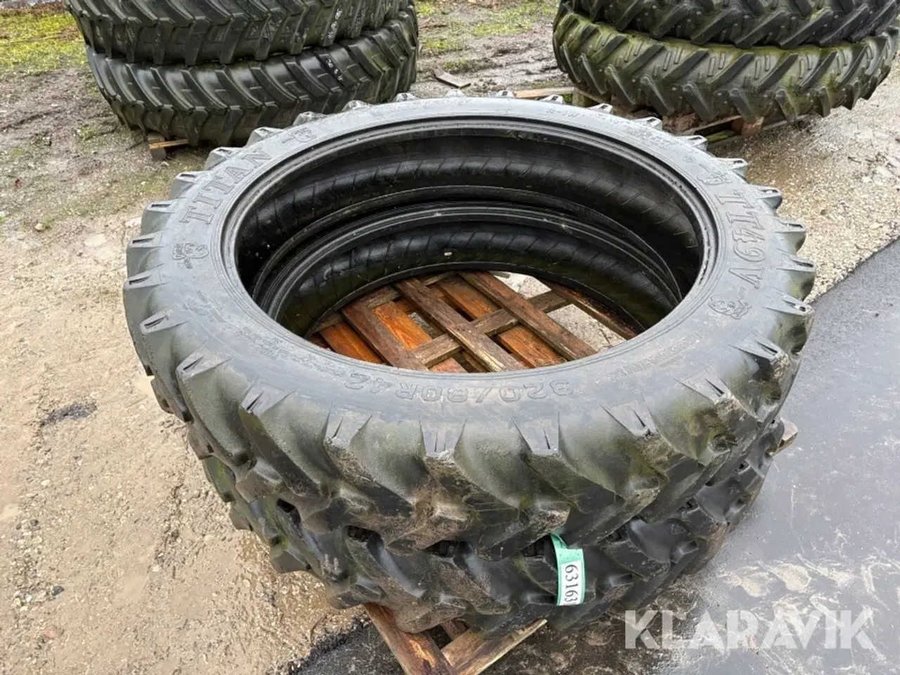 Billede 1 - Landbrugsdæk Titan 320/80R42 TT49V - 2 styk